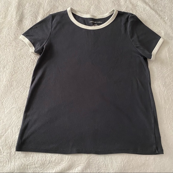 AEO Blue & Pink Ringer Tee Bundle - Picture 8 of 13